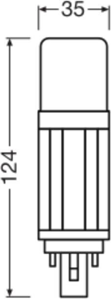 Actual product image Osram Dulux D (G24d, 870 lm, 1 x)