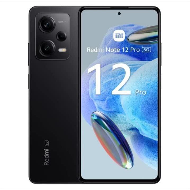 Actual product image Xiaomi Redmi Note 12 Pro (256 GB, Midnight Black, 6.67", Dual SIM, 50 Mpx, 5G)
