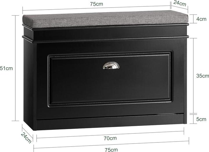 Actual product image SoBuy Stanley (75 x 51 x 24 cm)
