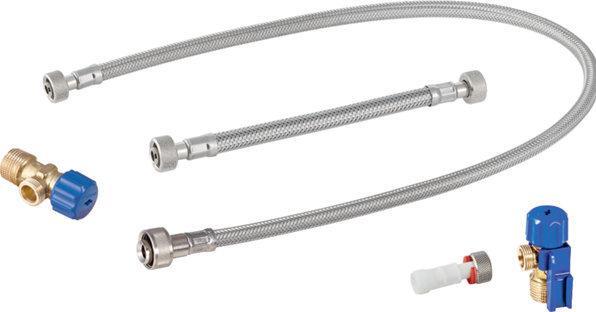 Geberit Monolith Wasseranschlussset unten, zu Sanitärmodul für WC, 101cm