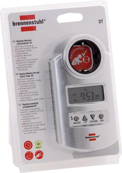 Actual product image Brennenstuhl Weekly time switch Primera-Line DT EU version