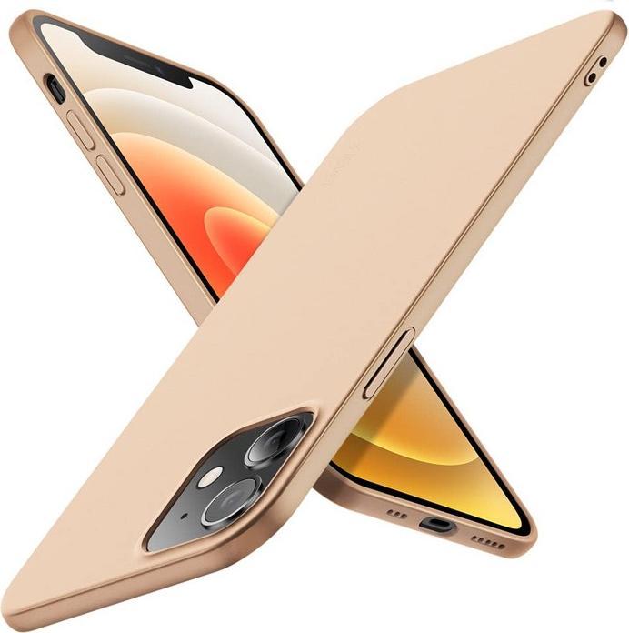Image du produit X-Level iPhone 12 Mini - Guardian Backcase aus TPU, ultra dünn & flexibel, Kameraschutz, Gold (Apple iPhone 12 mini)