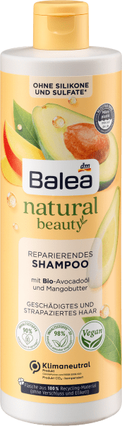 Actual product image dm Balea Natural Beauty (400 ml, Liquid shampoo)