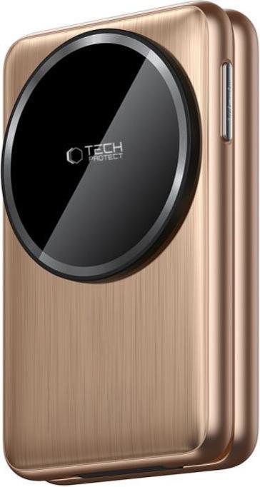 Productafbeelding Tech-Protect Dock station QI15W-A42 3IN1 MAGNETIC MAGSAFE WIRELESS CHARGER Desert Gold (15 W)