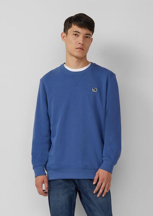 Produktbild s.Oliver Sweatshirt Sweatshirt aus Baumwollmix mit Crew Neck (M)