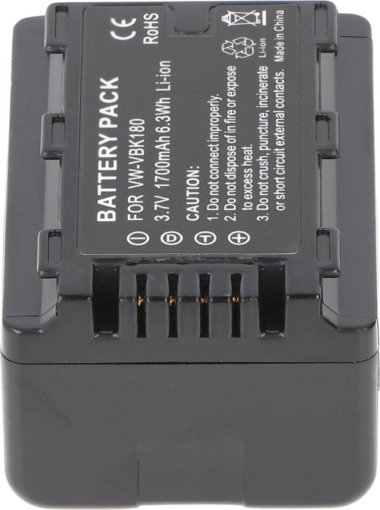 Actual product image Panasonic Akku VW-VBK180, VBK360 (Camera battery)