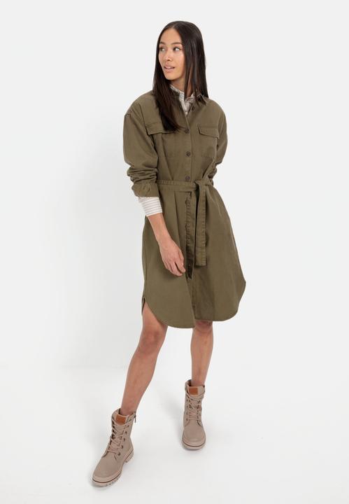 Produktbild Camel Active Hemdblusenkleid mit Stoffbindegürtel (XXL)