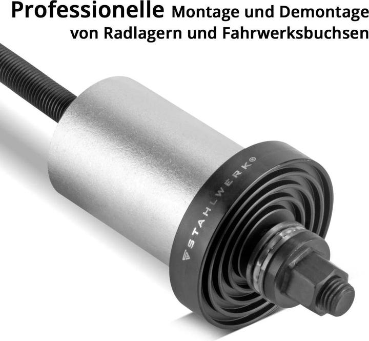 Produktbild Stahlwerk Buchsenlager-Abzieher 27-teilig Silentlager-Werkzeug Radlager-Abzieher