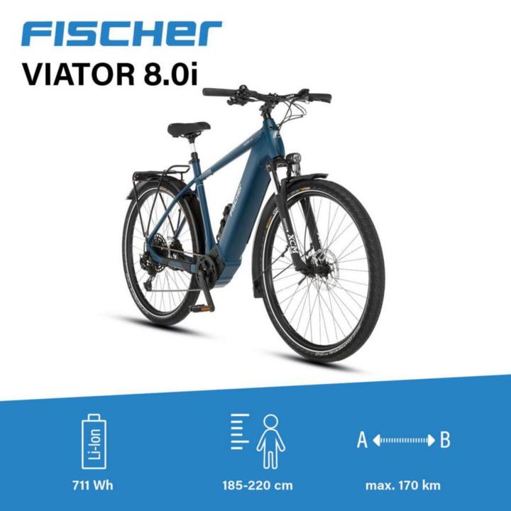 Produktbild Fischer Viator 8.0I Herren 720 55cm gy 64373 (55 cm)