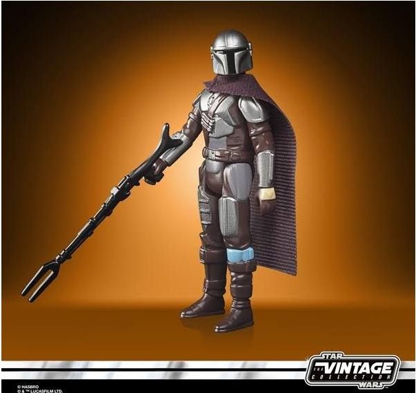Produktbild Hasbro Retro-Kollektion Der Mandalorianer (Beskar) 9,5 cm grosse Star Wars: The Mandalorian Fig...