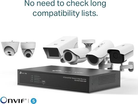Produktbild TP-Link VIGI NVR1008H-8MP - NVR, 8 Kanäle, 8x PoE (Netzwerk Videorecorder (NVR))