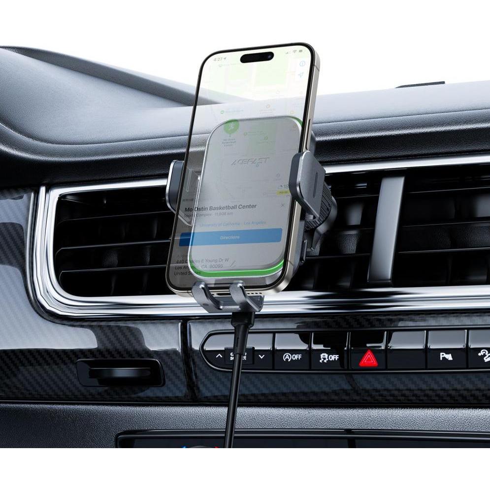 Thumbnail - Acefast Wireless charging car holder D17, 15W (black), Smartphone Halterung, Schwarz