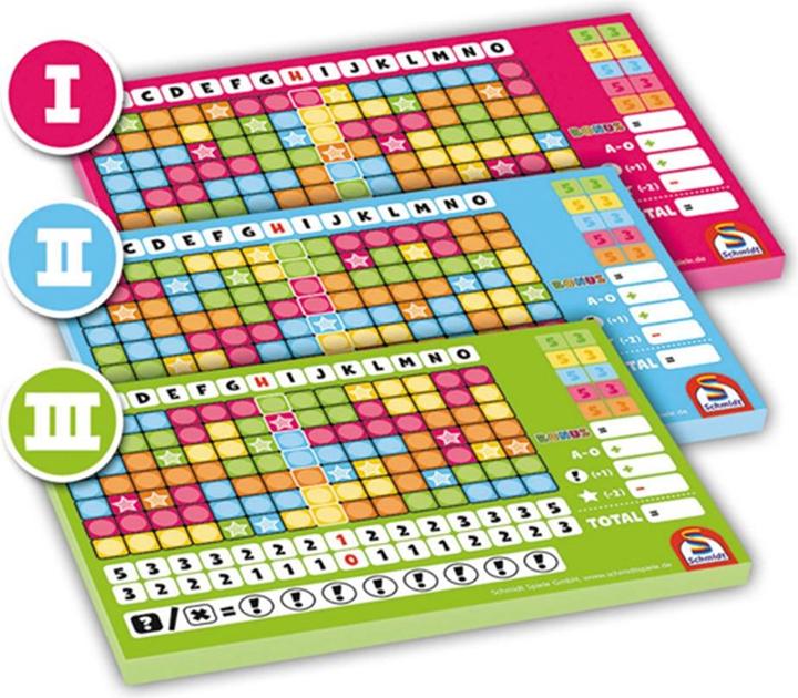 Produktbild Schmidt Spiele Noch Mal! Zusatzblocket 1 bis 3 (Deutsch, Englisch, Französisch, Italienisch)