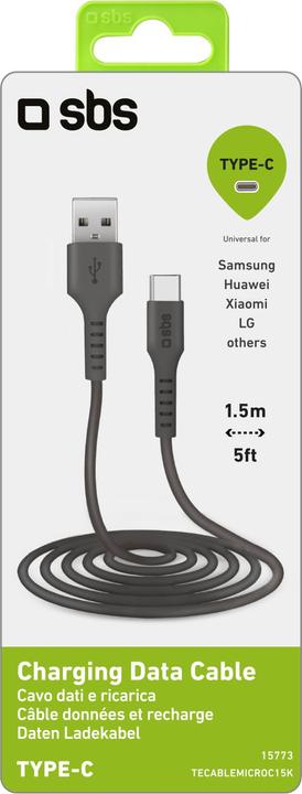 Actual product image SBS Data cable USB 2.0 - Type-C (1.50 m, USB 2.0)