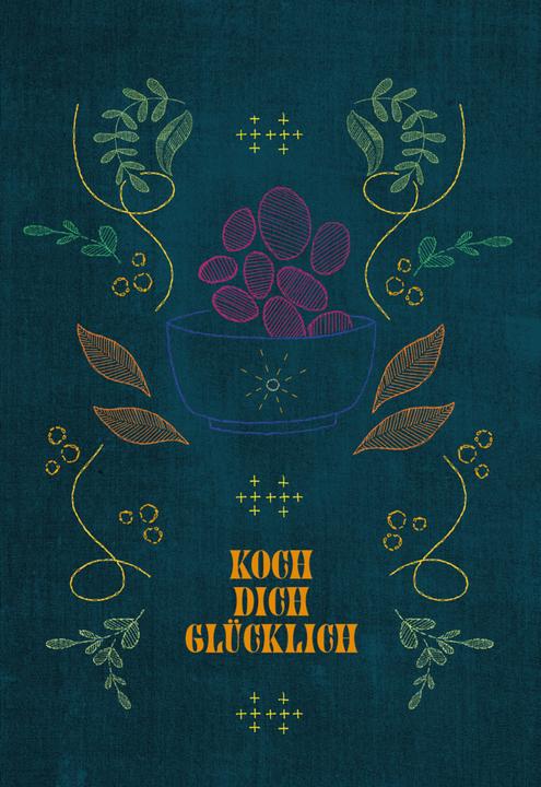 Produktbild VE Tava Klappkarte Motiv Koch dich glücklich 5 Ex. (5 Stk.)