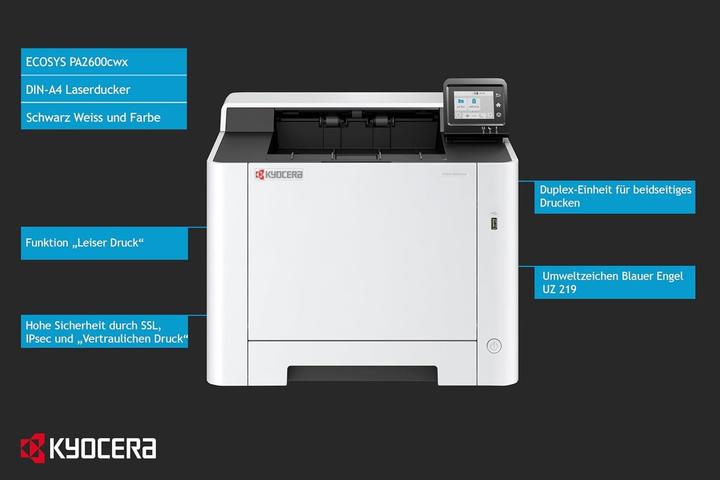 Produktbild Kyocera ECOSYS PA2600CWX/PLUS (Laser, Farbe)