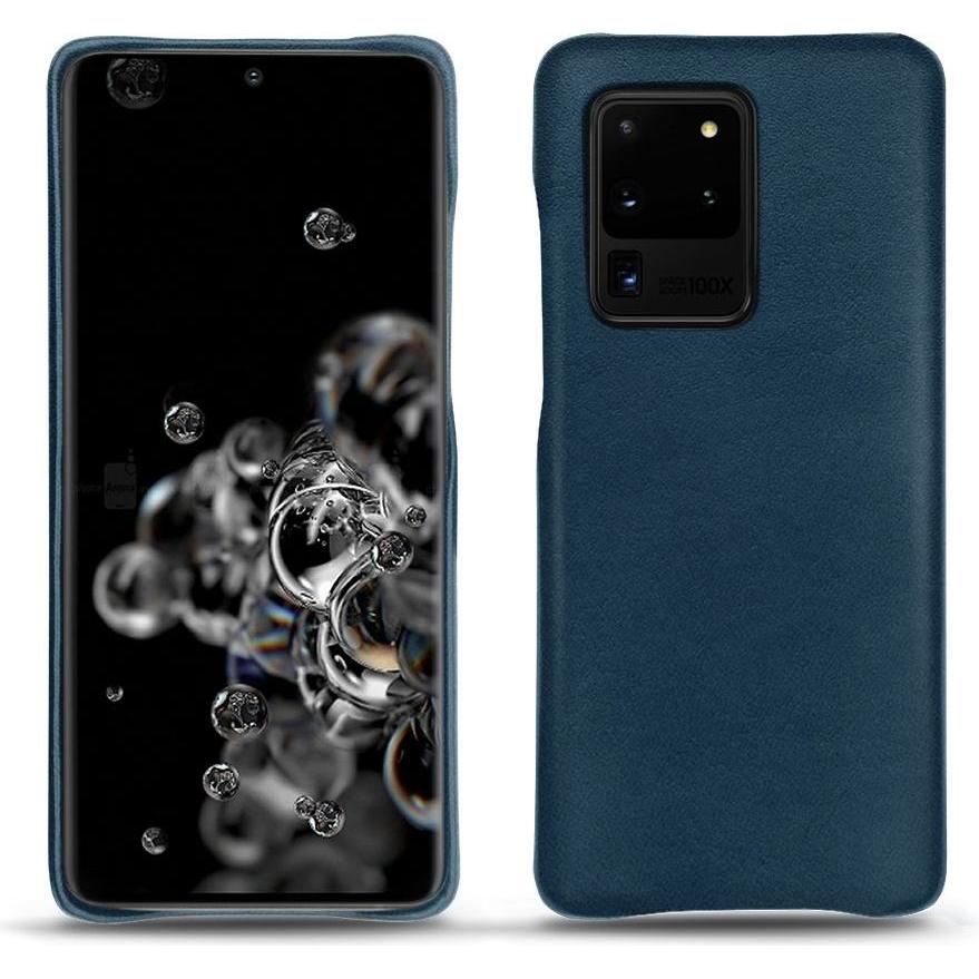 Noreve Lederschutzhülle (Samsung Galaxy S20 Ultra 5G), Smartphone Hülle, Blau