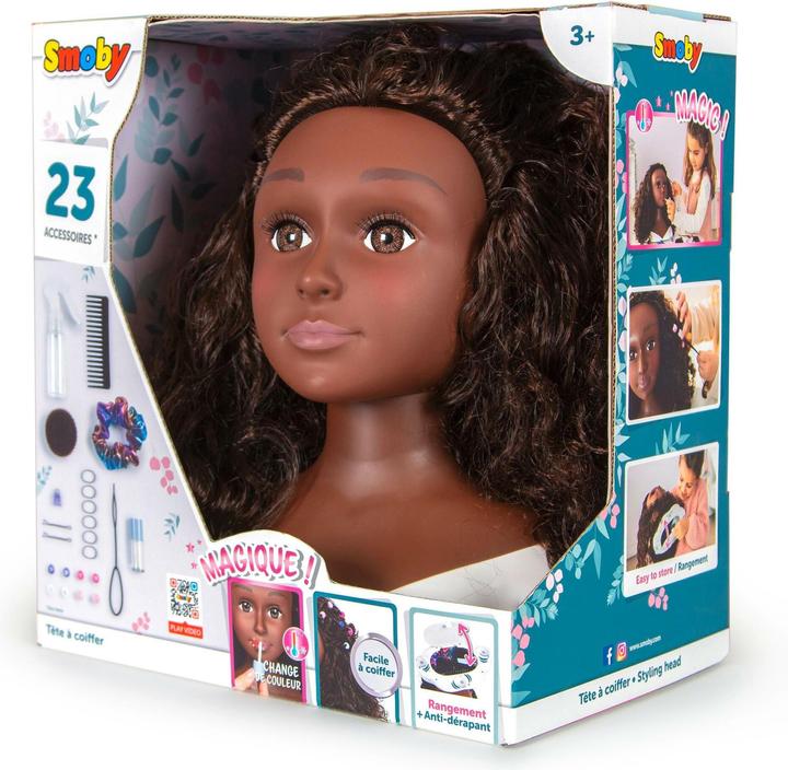 Actual product image Smoby My Beauty styling head Afro