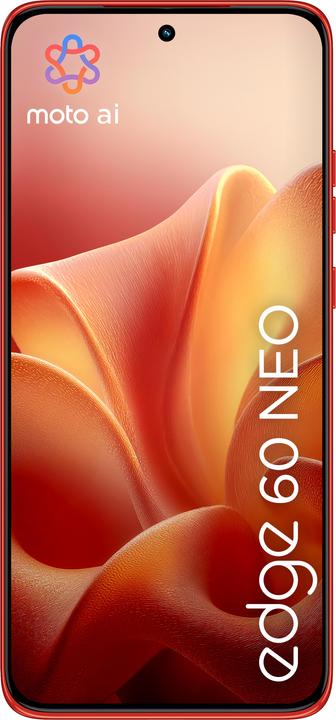 Immagine prodotto Motorola Edge 60 Neo (256 GB, PANTONE Poinciana, Red, 6.36", Doppia SIM, 5G)