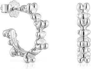Image du produit Tous - Bold Bear silver hoop earrings 1004194700