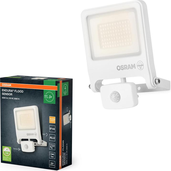 Produktbild Osram LED Fluter ENDURA Flood Sensor Warm White PCR Warm weiss 4099854487309 (5000 lm, IP65)