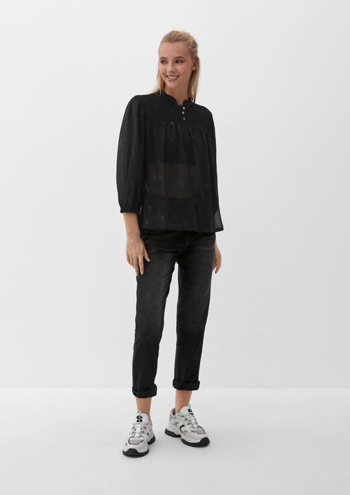 Actual product image S.Oliver Bluse Blusenshirt mit abstraktem Muster (42)