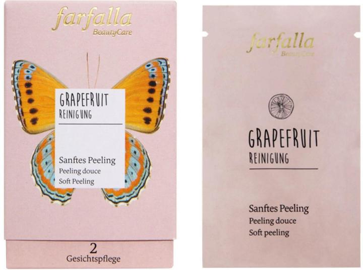 Actual product image Farfalla GRAPEFRUIT Cleansing - Gentle Peeling (Cleansing scrub, 10 ml)