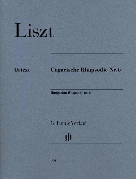 Image du produit Rhapsodie hongroise n° 6 (Anglais, Français, Ernst Herttrich, Franz Liszt, 2006)