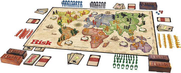 Actual product image Hasbro Gaming Risk Board game War (Finnish)