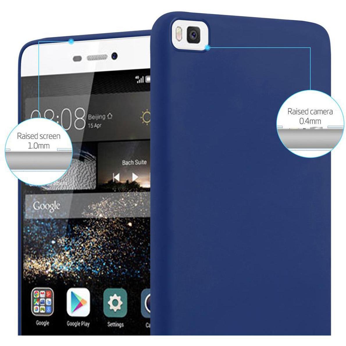 Thumbnail - Cadorabo TPU Candy Cover (Huawei P8), Smartphone Hülle, Blau
