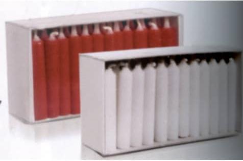 Actual product image Neutral 50 candles red (50 pcs.)