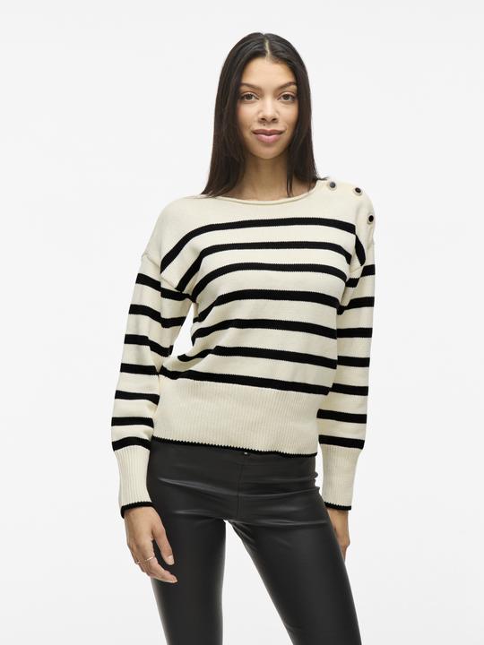 Produktbild Vila Gestreifter Strickpullover (XS)