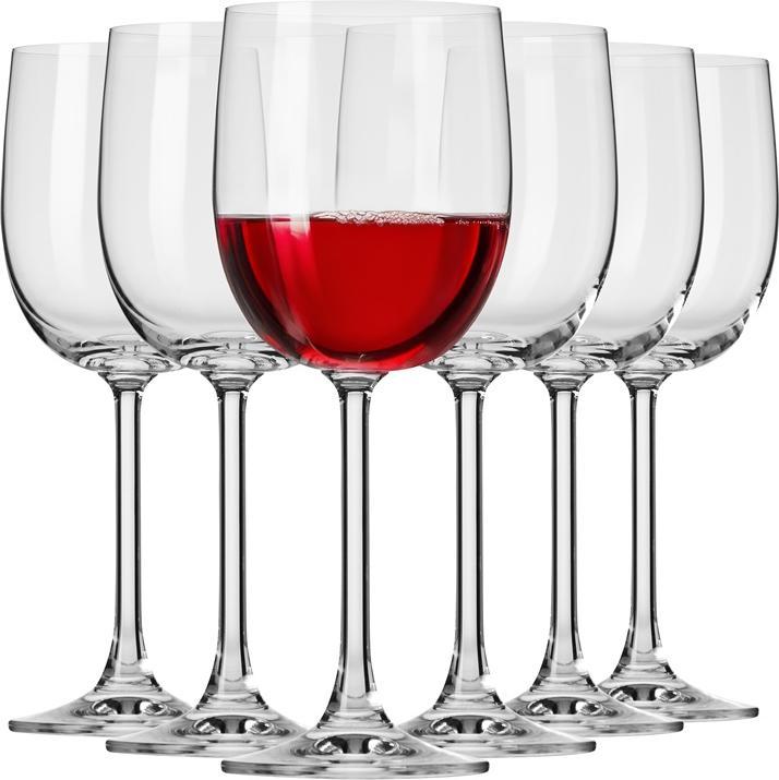 Krosno Wine glass set Gema, glass, 0.340 l, 6 pcs (34 cl, 6 Glasses, Wine glasses set)