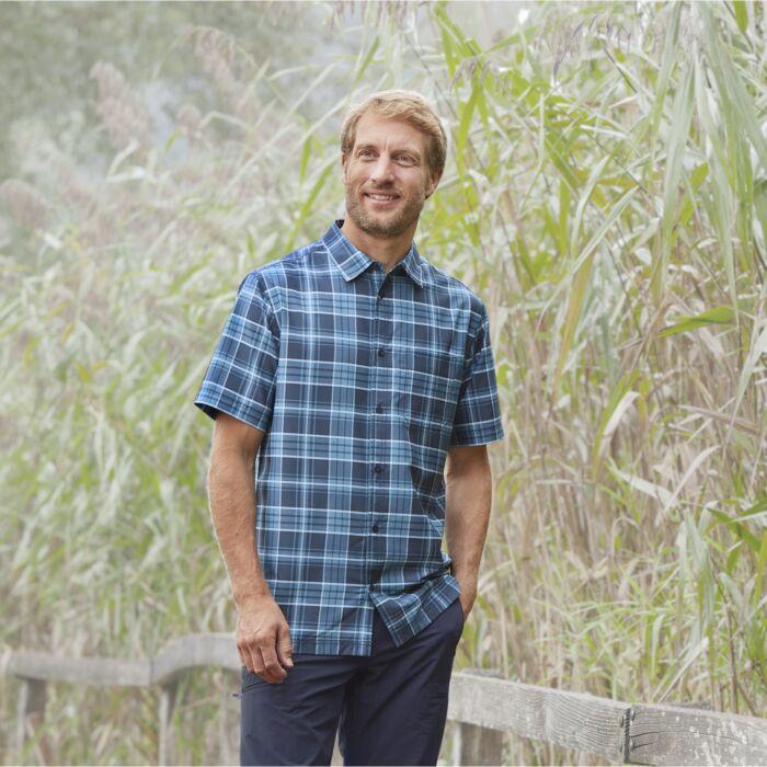 Immagine prodotto HTA Herren Outdoorhemd kariert aus Polyester (L)