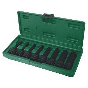 Jonnesway, Drehmomentschlüssel, KLUCZE IMBUSOWE UDAROWE 1/2" KOMPLET 8szt. 5, 6, 8, 10, 12, 14, 17, 19 mm S05A408S (1/2"...