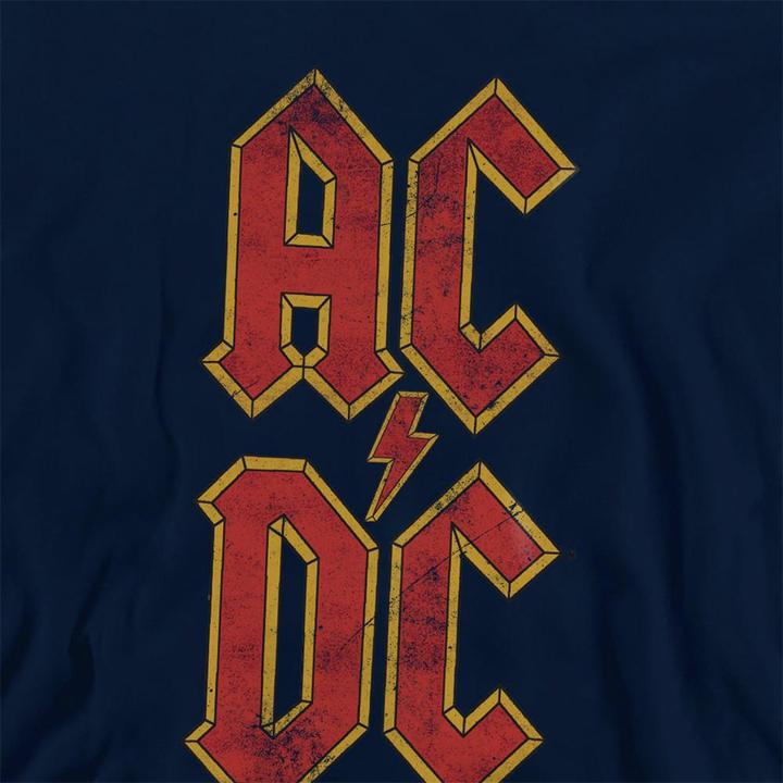 Actual product image AC/DC Childrens/Kids Logo Stack Pull Over Hoodie (116)