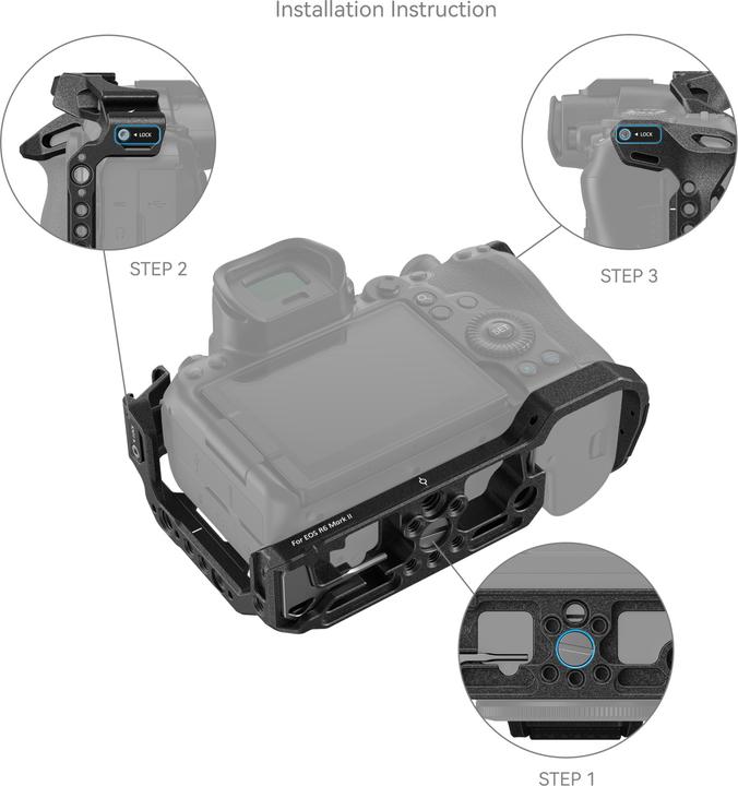 Produktbild SmallRig Black Mamba for Canon EOS R6 Mark II (Cage)