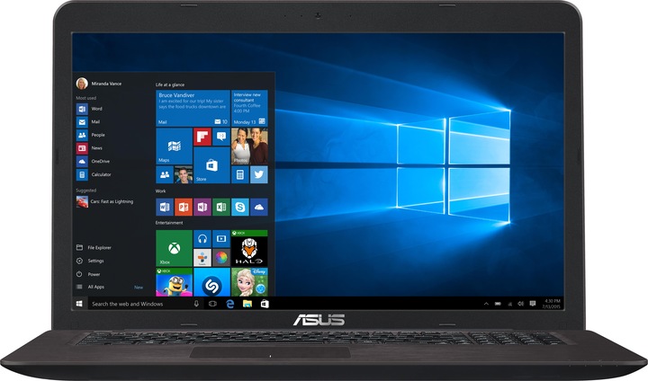 Produktbild ASUS X756ua-T4025t (17.30", Intel Core i7-6500U, 8 GB, 256 GB, CH)