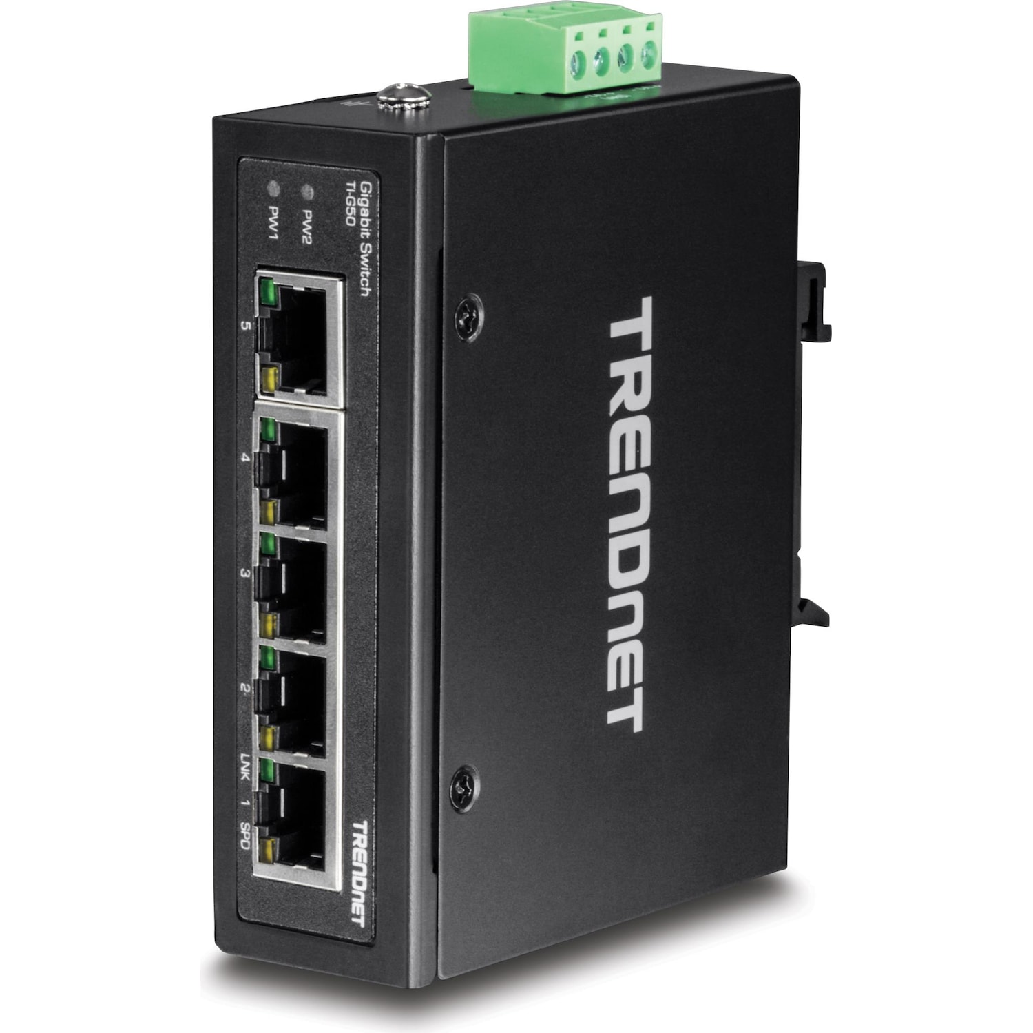 Trendnet Wechseln Sie TI-G50 (5 Ports), Netzwerk Switch, Schwarz