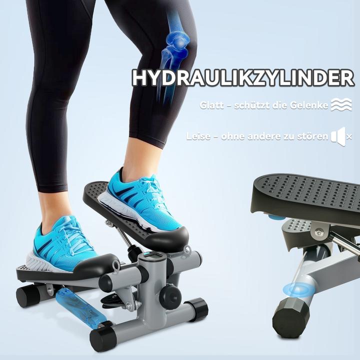 Produktbild SportNow Mini Stepper Stahl, Kunststoff Grau