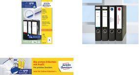 Actual product image Avery Folder labels