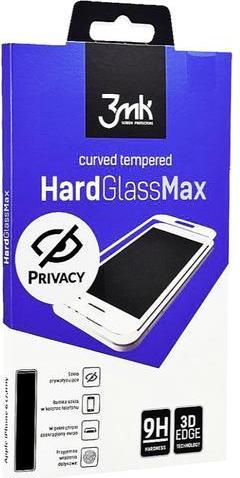 Immagine prodotto 3MK HardGlass Max Privacy ekrano apsauga, Apple, iPhone XS, grūdintas stiklas, skaidrus/Juodas (1 pz., Apple iPhone XS)