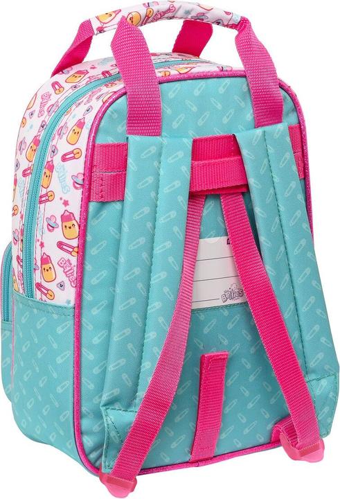 Produktbild The Bellies Schulrucksack 20 x 28 x 8 cm Lila türkis Weiss