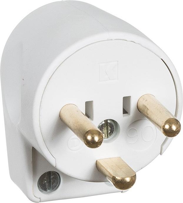 Actual product image Line Type K Plug. white