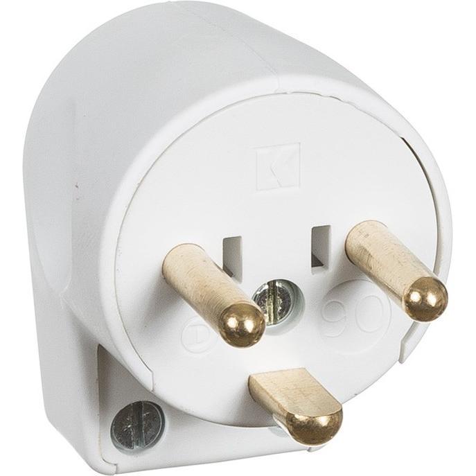 Line Type K Plug. white, Stromkabel