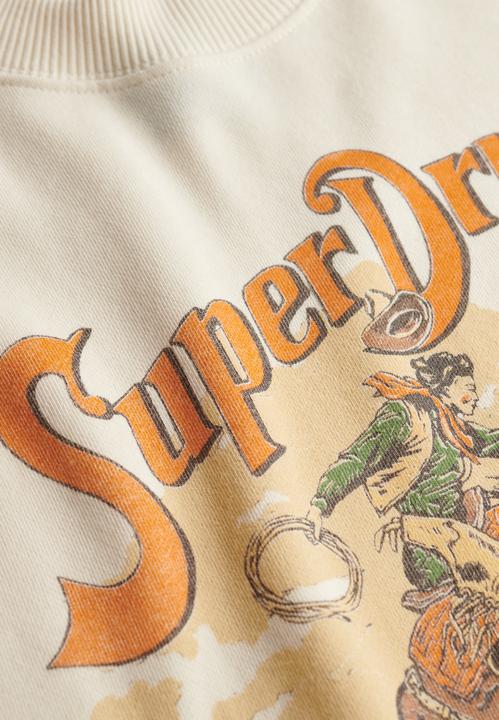 Image du produit Superdry Sweat ras du cou ample à motif Souvenir (M)