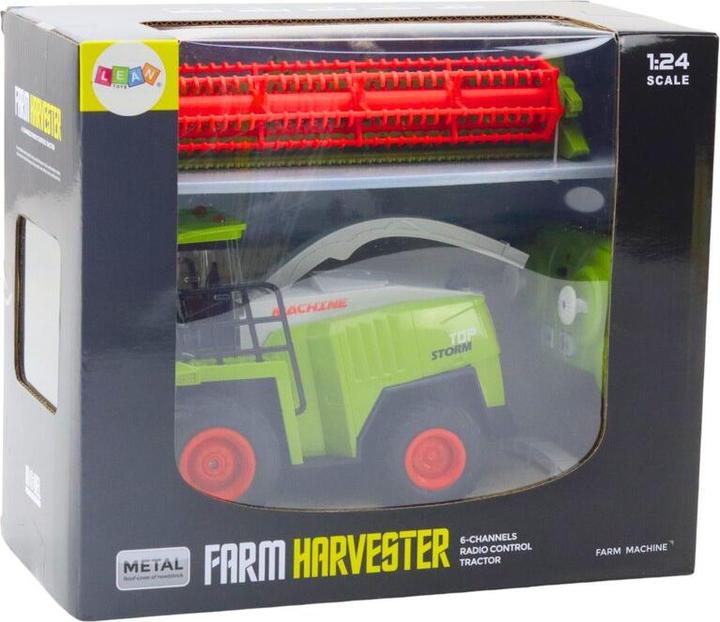 Actual product image Lean Toys Ferngesteuerter Mähdrescher mit Schneidwerk