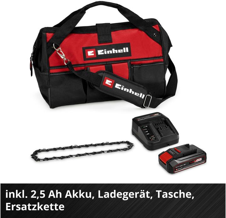 Produktbild Einhell Akku-Astkettens?ge GE-PS 18/15 Li Bag Kit (Akku Kettensäge)
