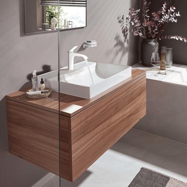 Actual product image hansgrohe HG EH-WT-MI VIVENIS 110 without pop-up waste matt white