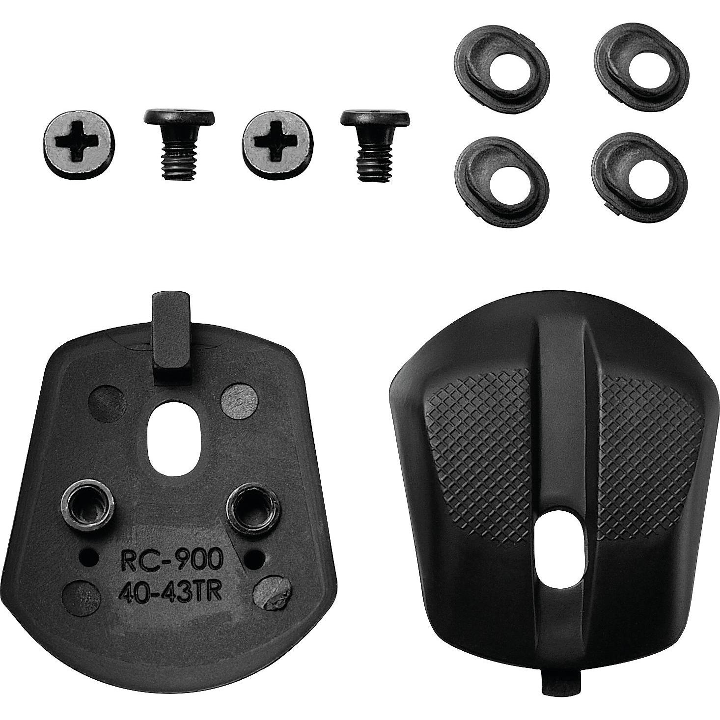 Shimano, Veloschuhe Zubehör, Replaceable Heel Pads black 44-48, Schwarz